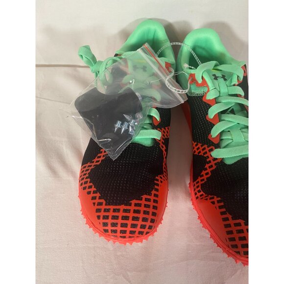 Under Armour Brigade  XC2 Black Men's Track Spike Sneakers Size 8 1/2  No Box Ne - Picture 11 of 12